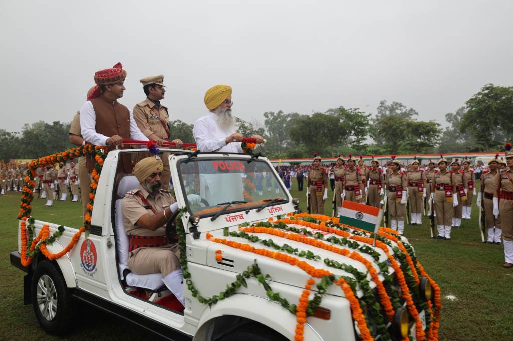 Agriculture Minister Gurmeet Singh Khuddian Hoisted the National Tricolour in Patiala on Independence Day